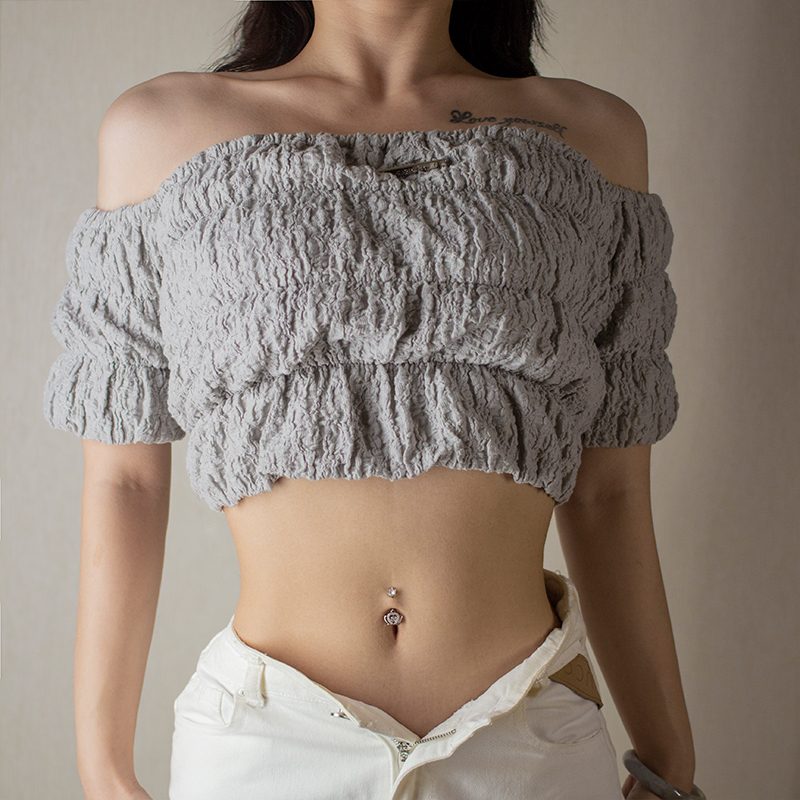 Dây chuyền bạc đính đá pha lê Aurora hình vòng hoa Audrey
